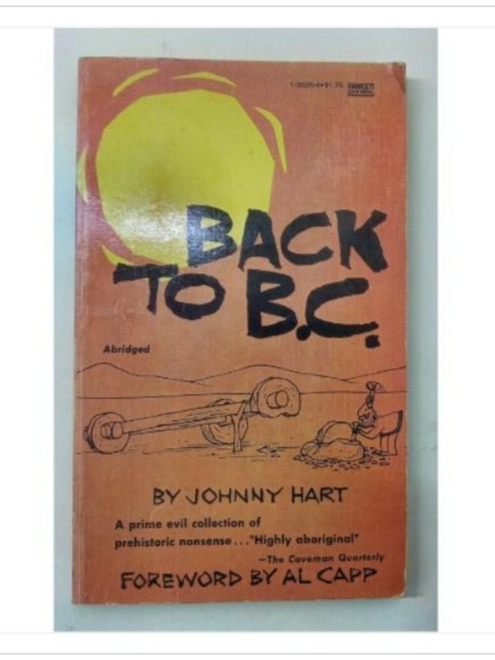 Back to B.C. Abridged Comic Strip Humor Fawcett Gold Medal Vintage 1961 PB